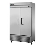 True T-43F-HC - Freezer, two-section, -10°F,solid doors, stainless steel front